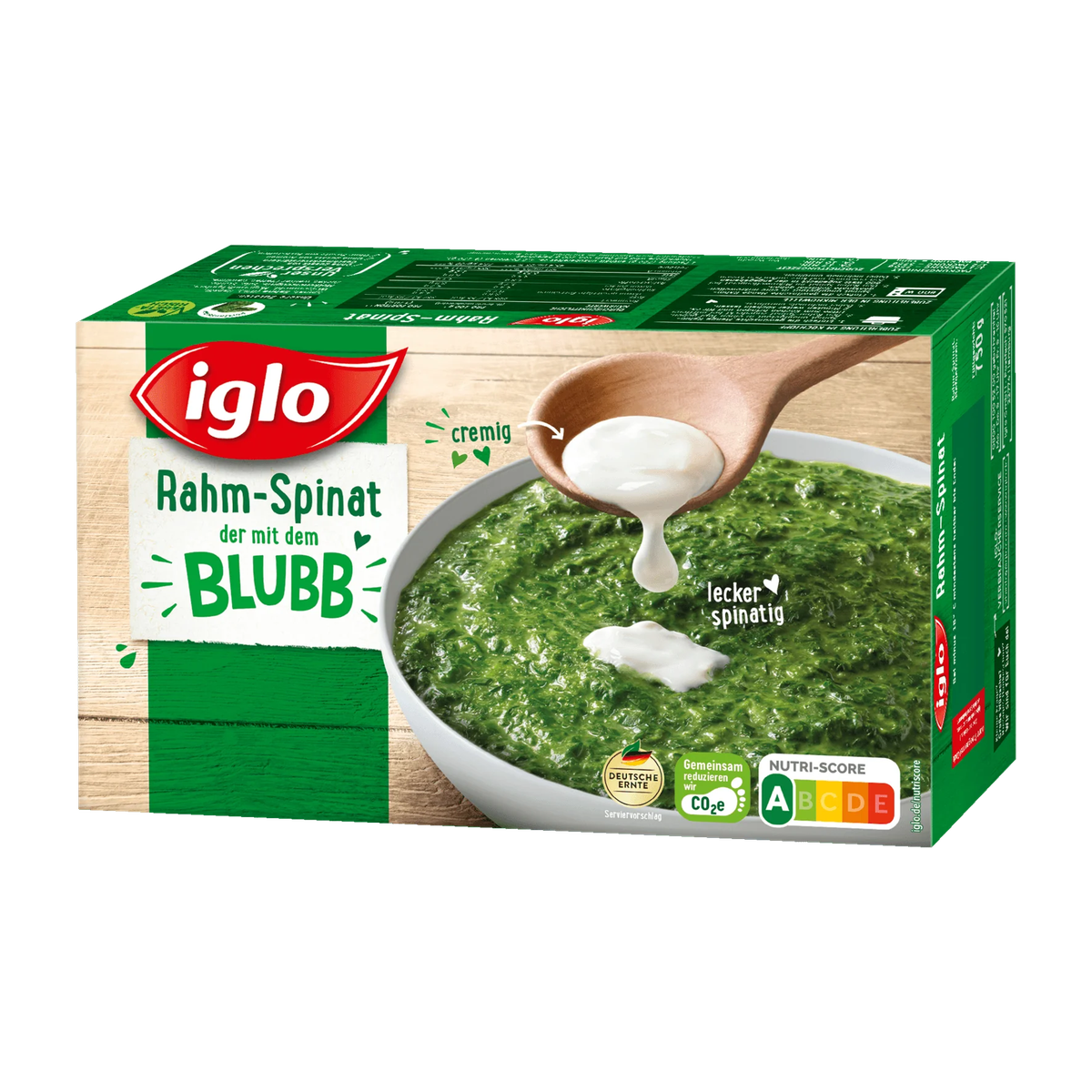 Iglo Rahm Spinat portionierbar 750g