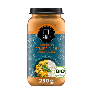 Bio Little Lunch Lieblingssauce Gemüse Curry 250g