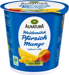 Bio Alnatura Pfirsich-Mango Joghurt 3,9% 150g