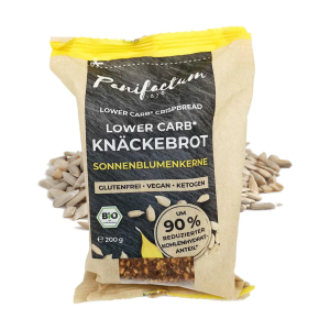 Bio Panifactum Lowcarb Knäckebrot Crunchy Sonnenblumenkerne 200g