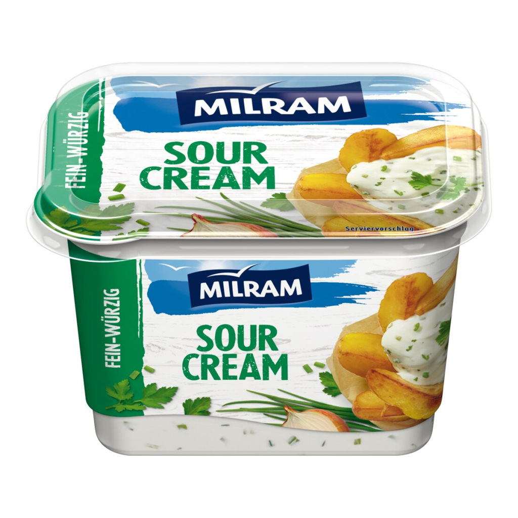 Milram Кислый крем семейный упаковка 379g