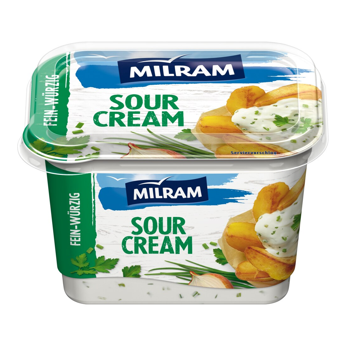 Milram Кислый крем семейный упаковка 379g