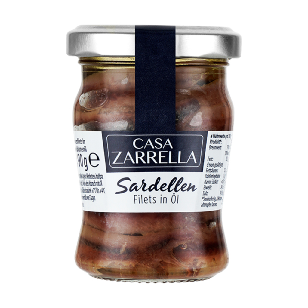 Casa Zarrella Sardellenfilets 90g