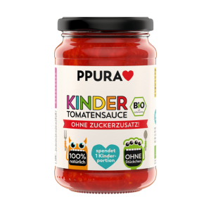 Bio Ppura Sugo Kinder Tomatensauce ohne Zuckerzusatz 340g