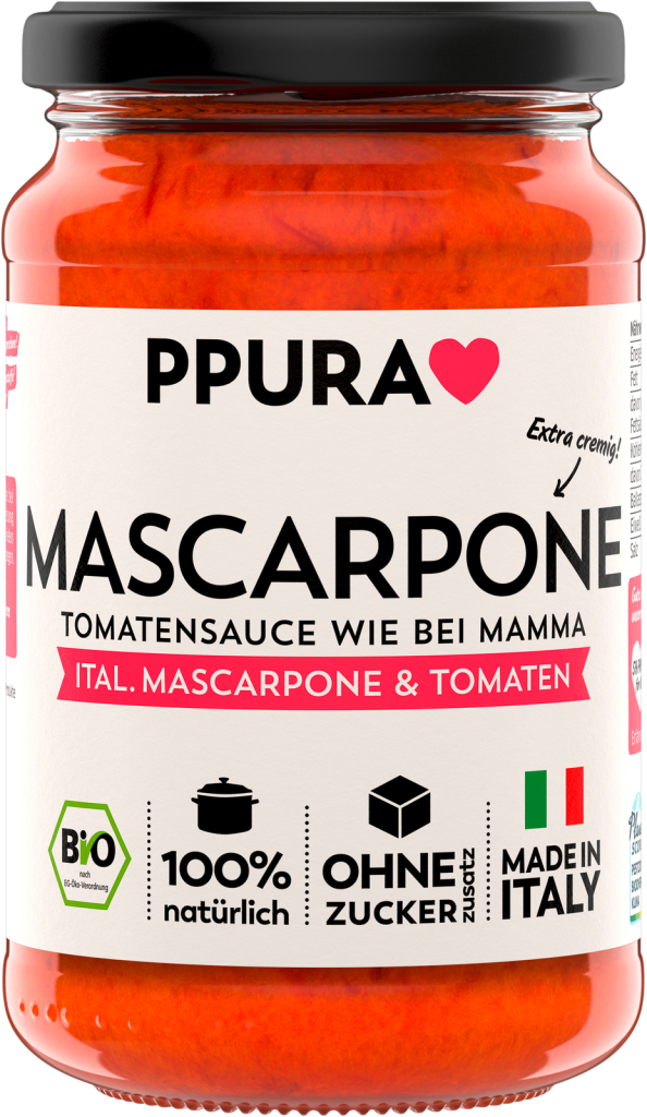 Bio Ppura Sugo Mascarpone 340g