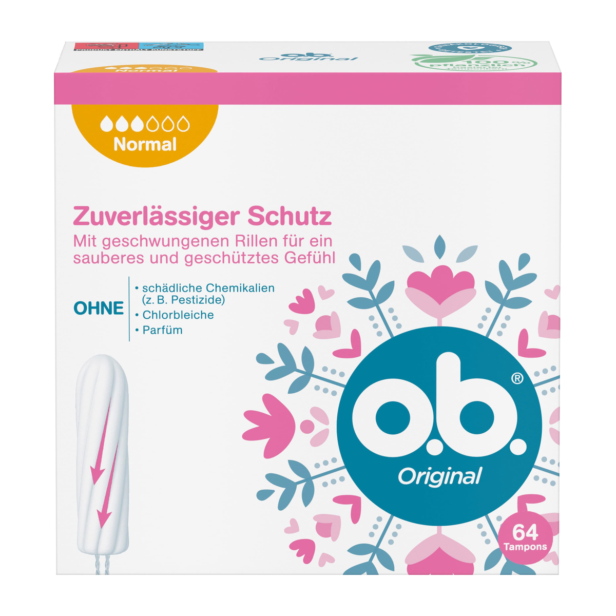 o.b.Tampons Original normal 64ST