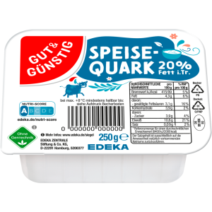 GUT&GÜNSTIG Творог 20% 250g VLOG