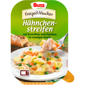 Buss Hähnchenstreifen in Sauce Freizeitmacher 300g