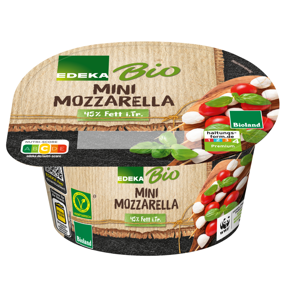 Bio EDEKA Mini Mozzarella 45% 250g