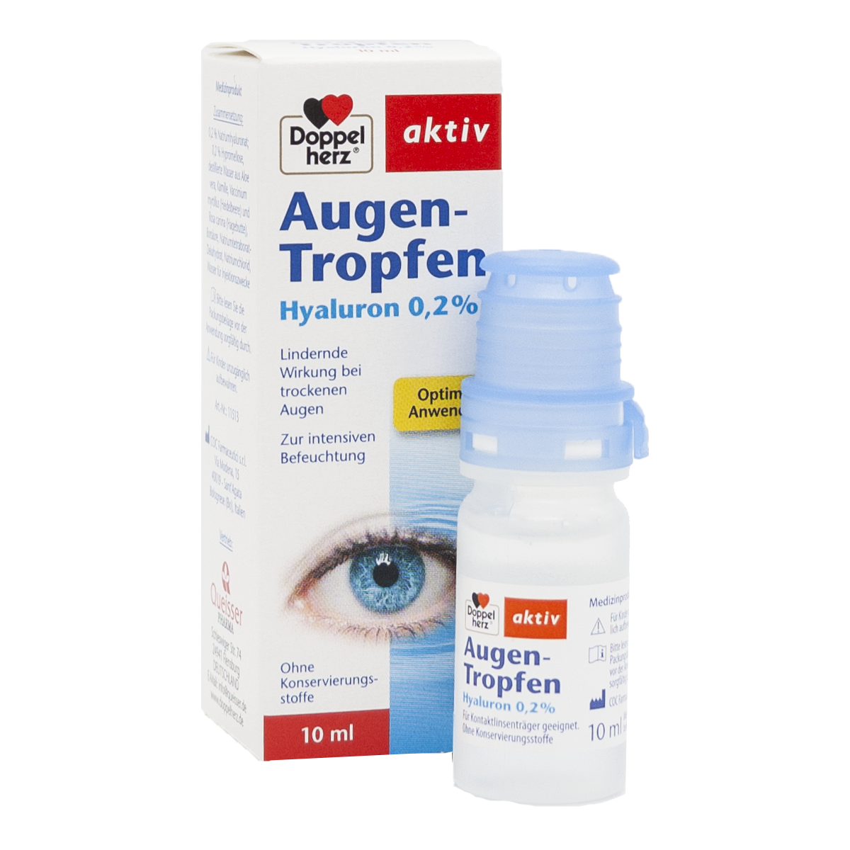 Doppelherz Augen Tropfen Hyaluron 0,2% 10ml