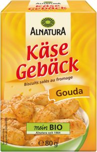 Bio Alnatura Käsegebäck Gouda 80g