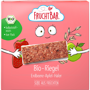 Bio Fruchtbar Riegel Erdbeer Apfel 6x23g