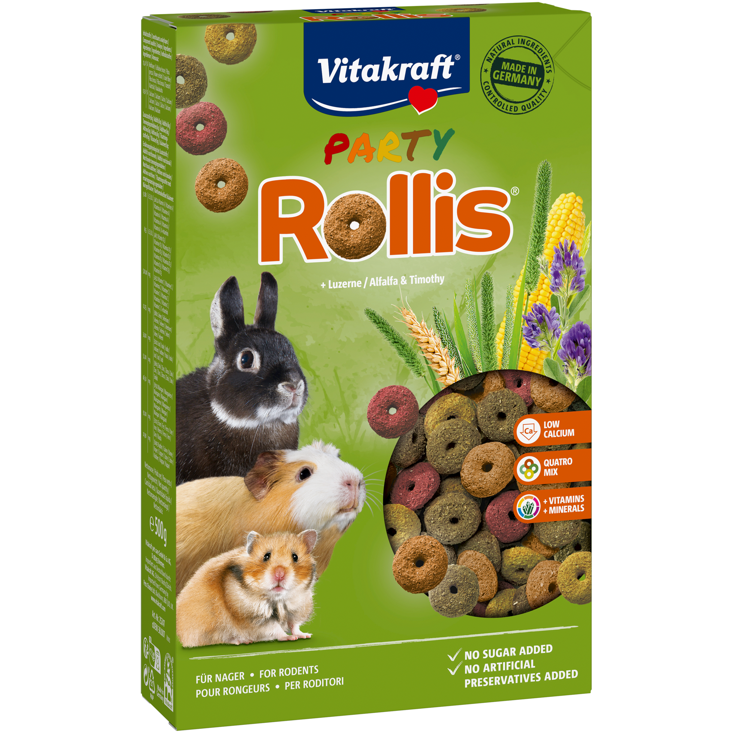 Vitakraft Rollis Party Wiesenkost für Nager 500g