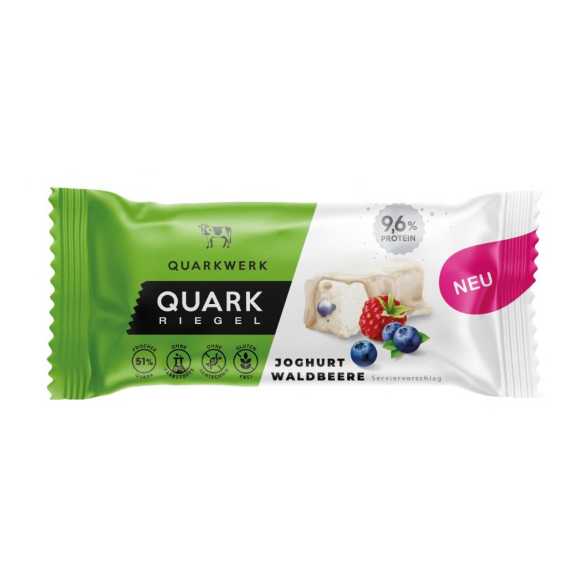 Quarkwerk Quark Riegel Joghurt Waldbeere 40g