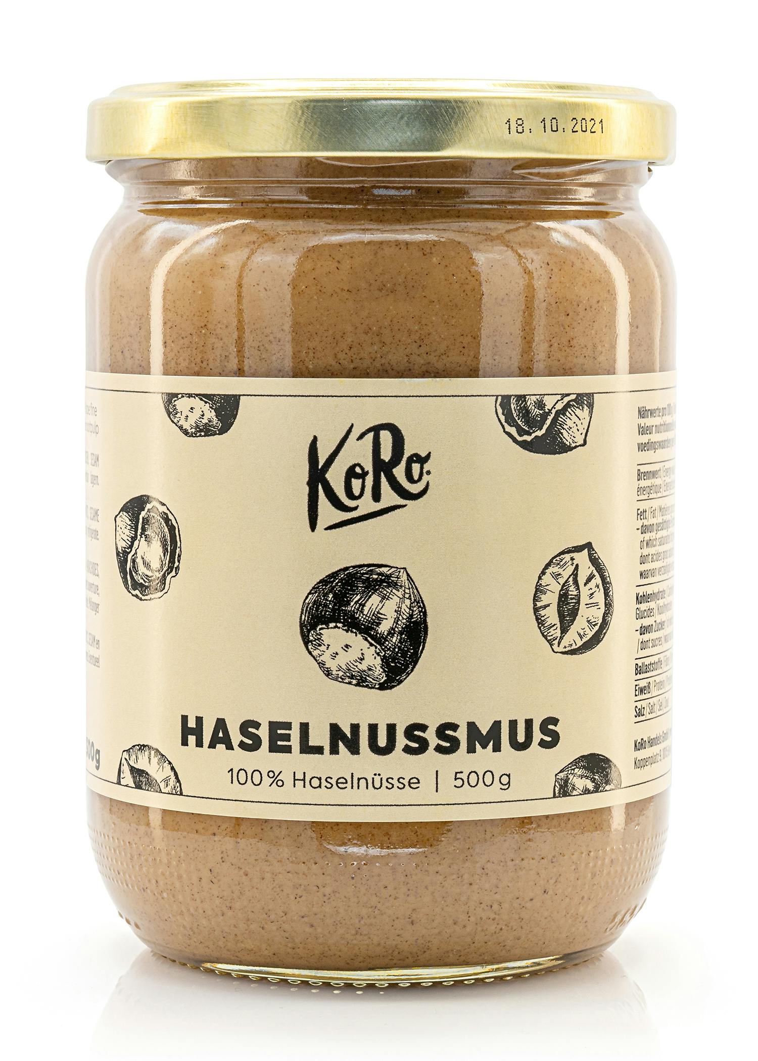 Koro Haselnussmus 500g