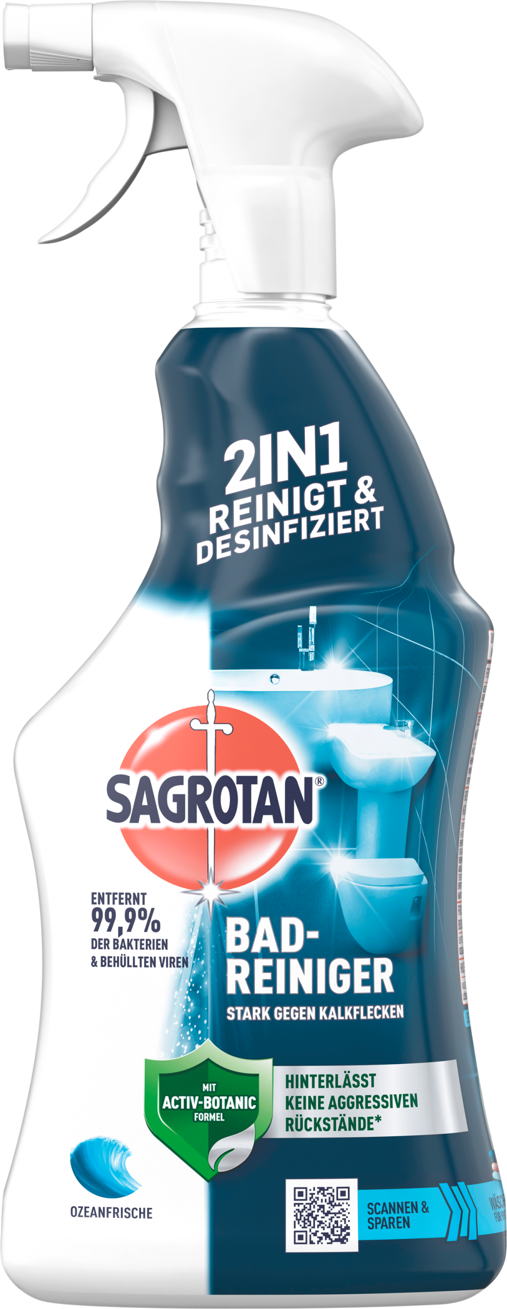 Sagrotan Bad-Reiniger Ozeanfrische 750ml