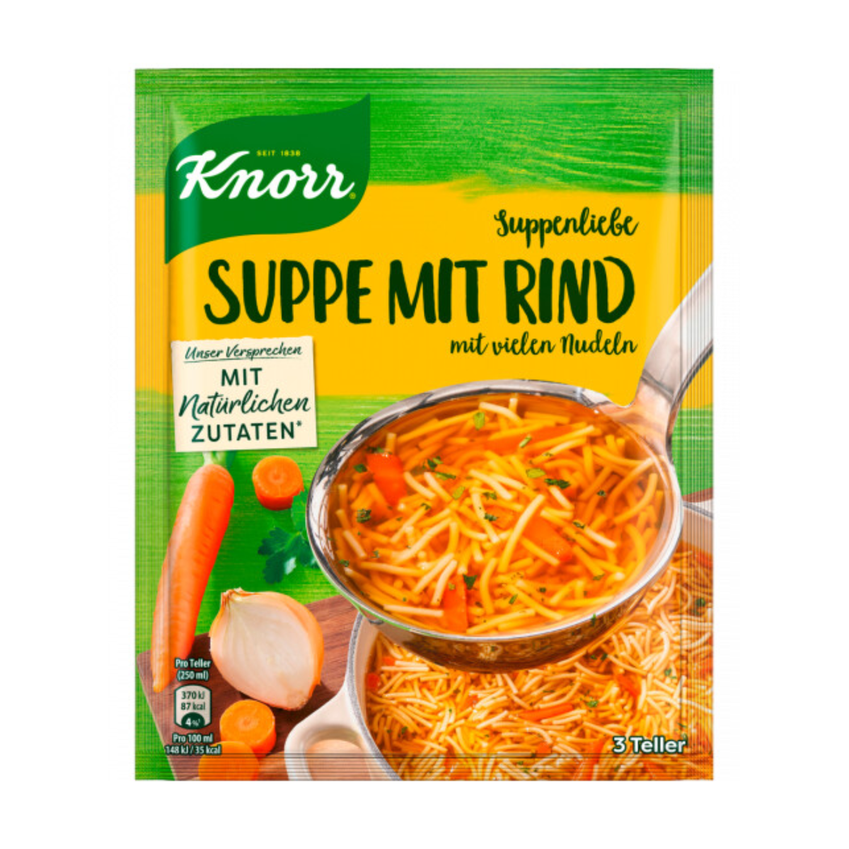 Knorr Suppenliebe Rindfleisch Suppe für 0,75l 76g