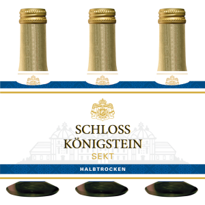 Schloss Königstein weiß halbtrocken 3x0,20l