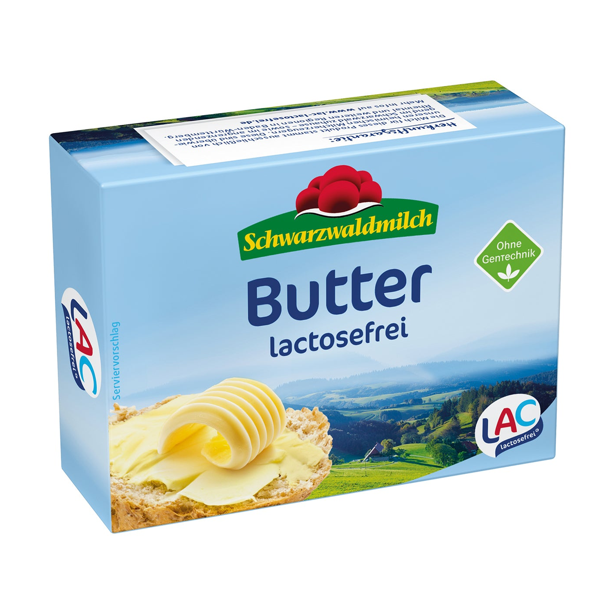 Schwarzwaldmilch Süßrahmbutter lactosefrei 250g