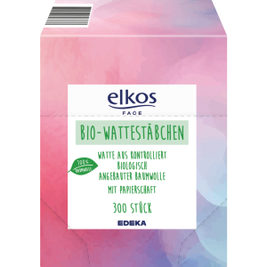 EDEKA elkos Bio-Wattestäbchen 300ST
