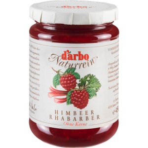 Darbo Naturrein Himbeer-Rhabarber Konfitüre 450g