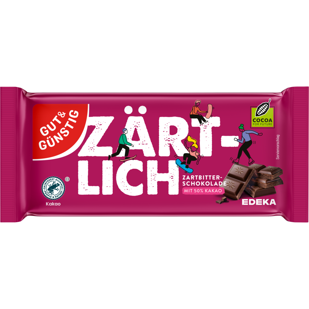 GUT&GÜNSTIG Zartbitterschokolade 100g