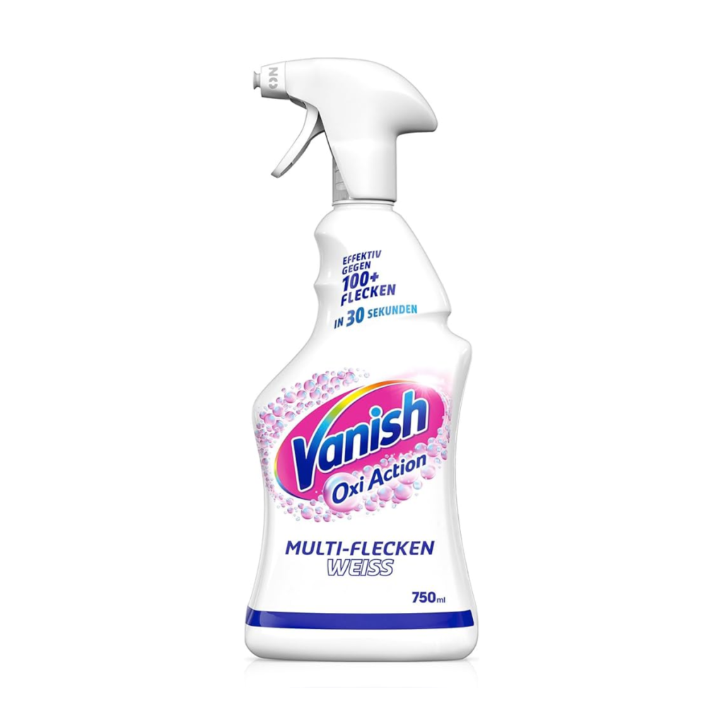 Vanish Fleckentferner Multi-Flecken-Vorwaschspray für weiße Wäsche 750ml