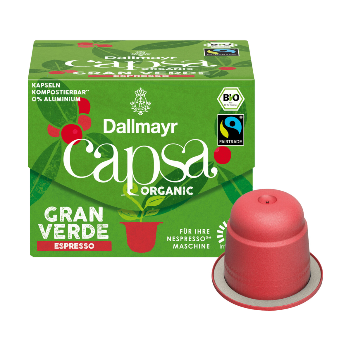 Bio Dallmayr Capsa Granverde Lungo Espresso 10ST 56g
