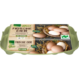 Bio EDEKA Eier Huhn&Hahn Aufzucht vGk 10ST