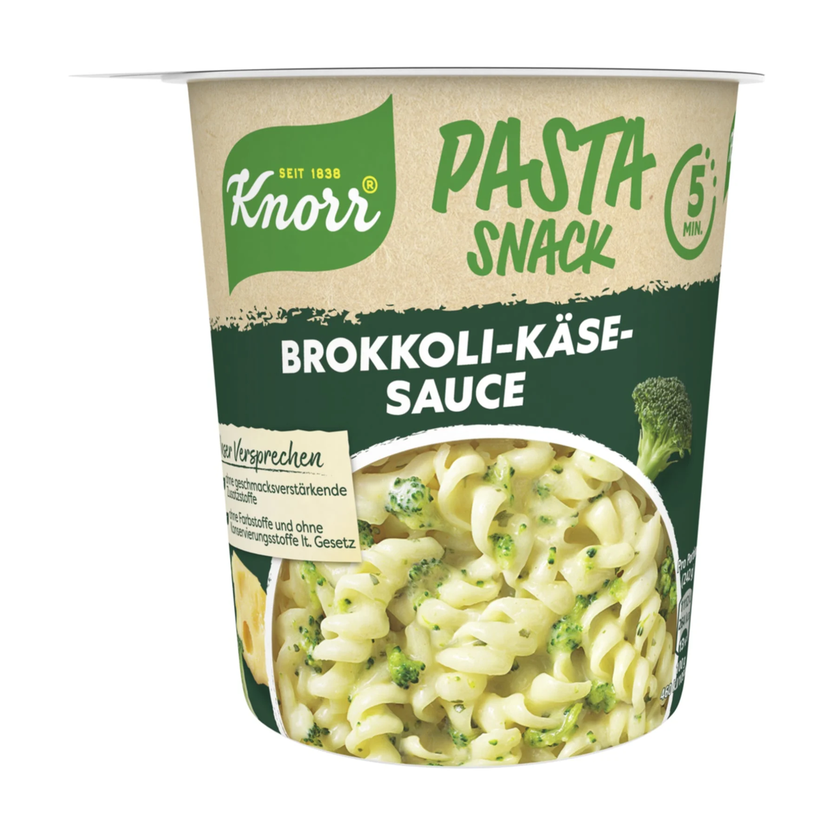 Knorr Pasta Snack Broccoli-Käse Sauce 62g