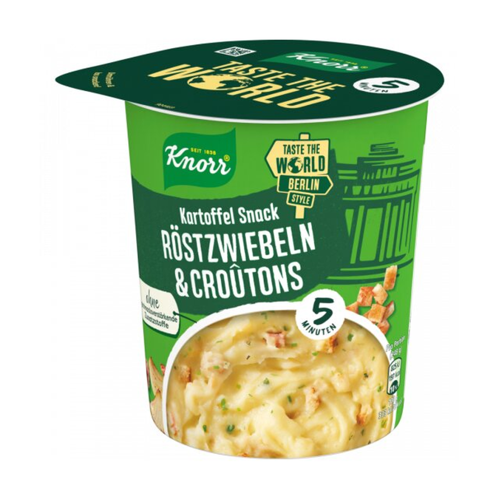 Knorr Kartoffel Snack mit Röstzwiebel & Croutons 48g