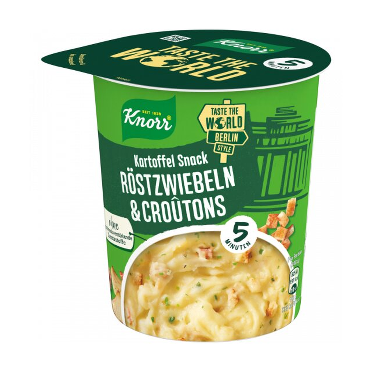 Knorr Kartoffel Snack mit Röstzwiebel & Croutons 48g