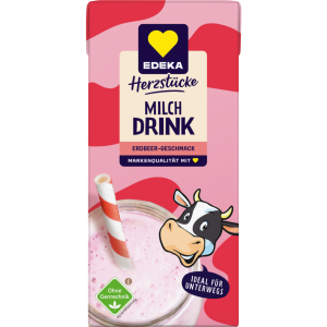 EDEKA Herzstücke Erdbeere H-Drink 3x200ml VLOG