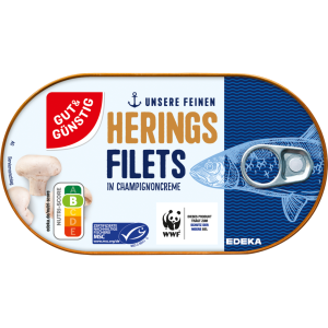 MSC GUT&GÜNSTIG Heringsfilets in Champignoncreme 200g