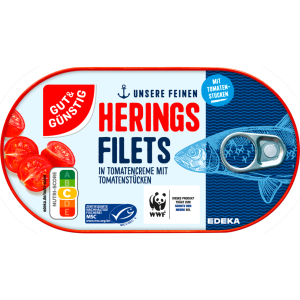 MSC GUT&GÜNSTIG Heringsfilets in Tomatencreme 200g