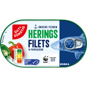 MSC GUT&GÜNSTIG Heringsfilets in Paprika-Creme 200g