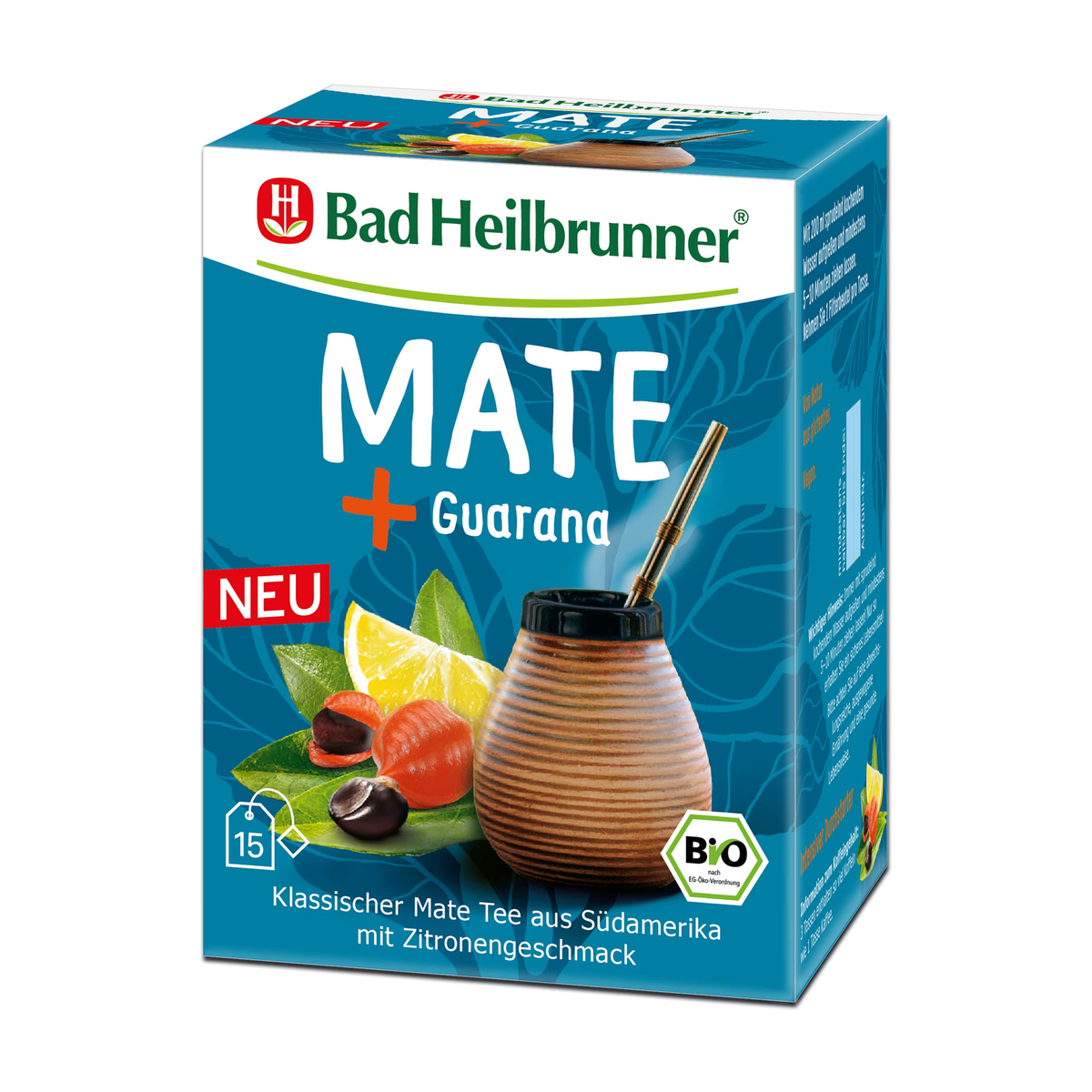 Bio Bad Heilbrunner Mate Pur 15x1,8g