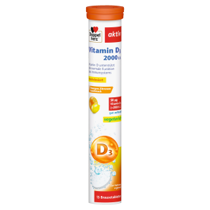 Doppelherz Vitamin D 2000 I.E.15 Brausetabletten 97,5g