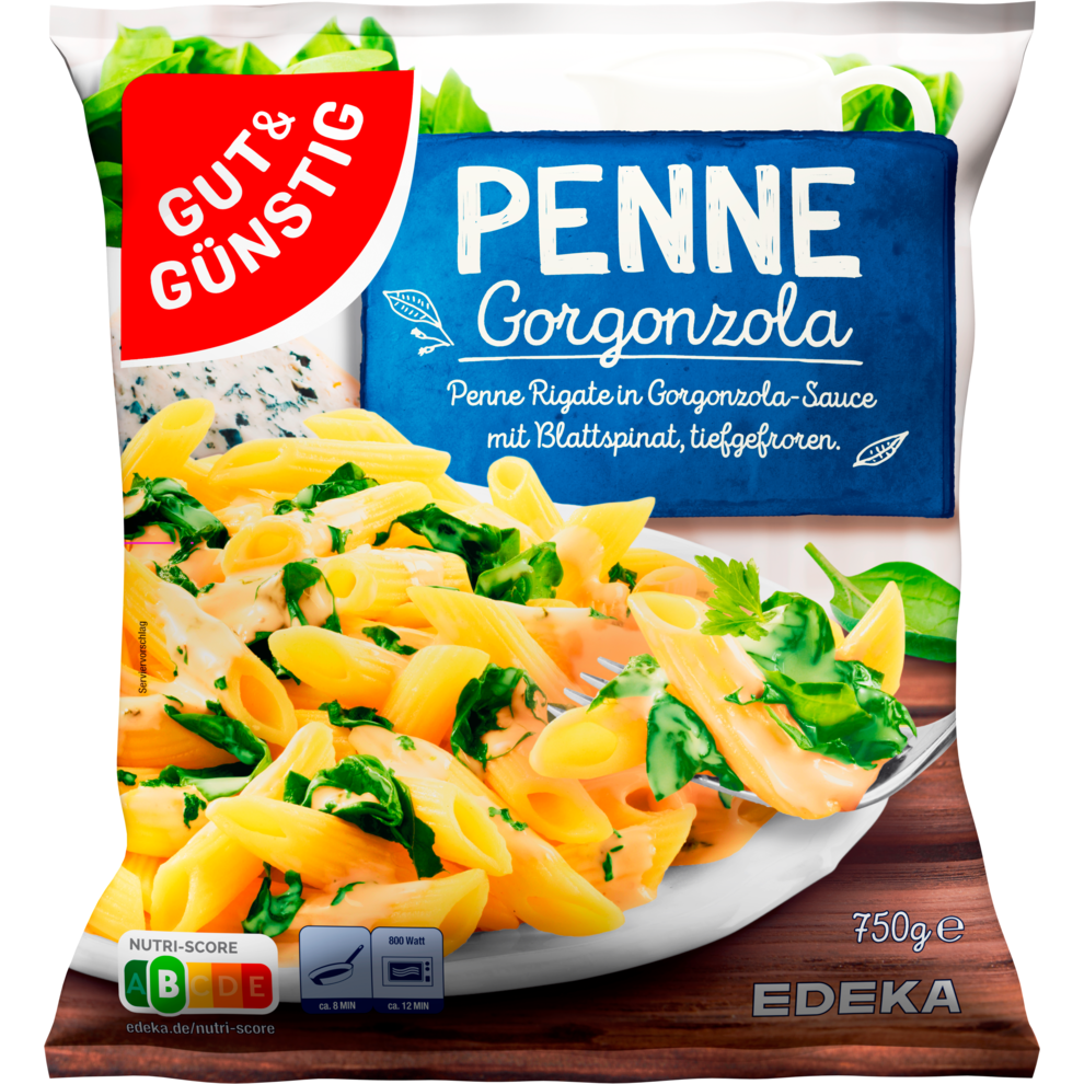 GUT&GÜNSTIG Penne Gorgonzola 750g