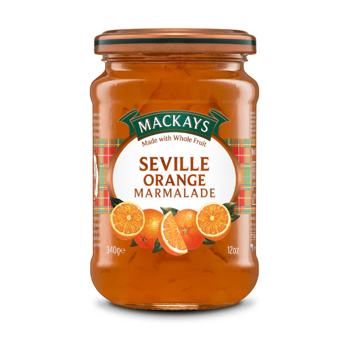 Mackays Marmelade Seville Orange mit feinen Schalenstücken 340g