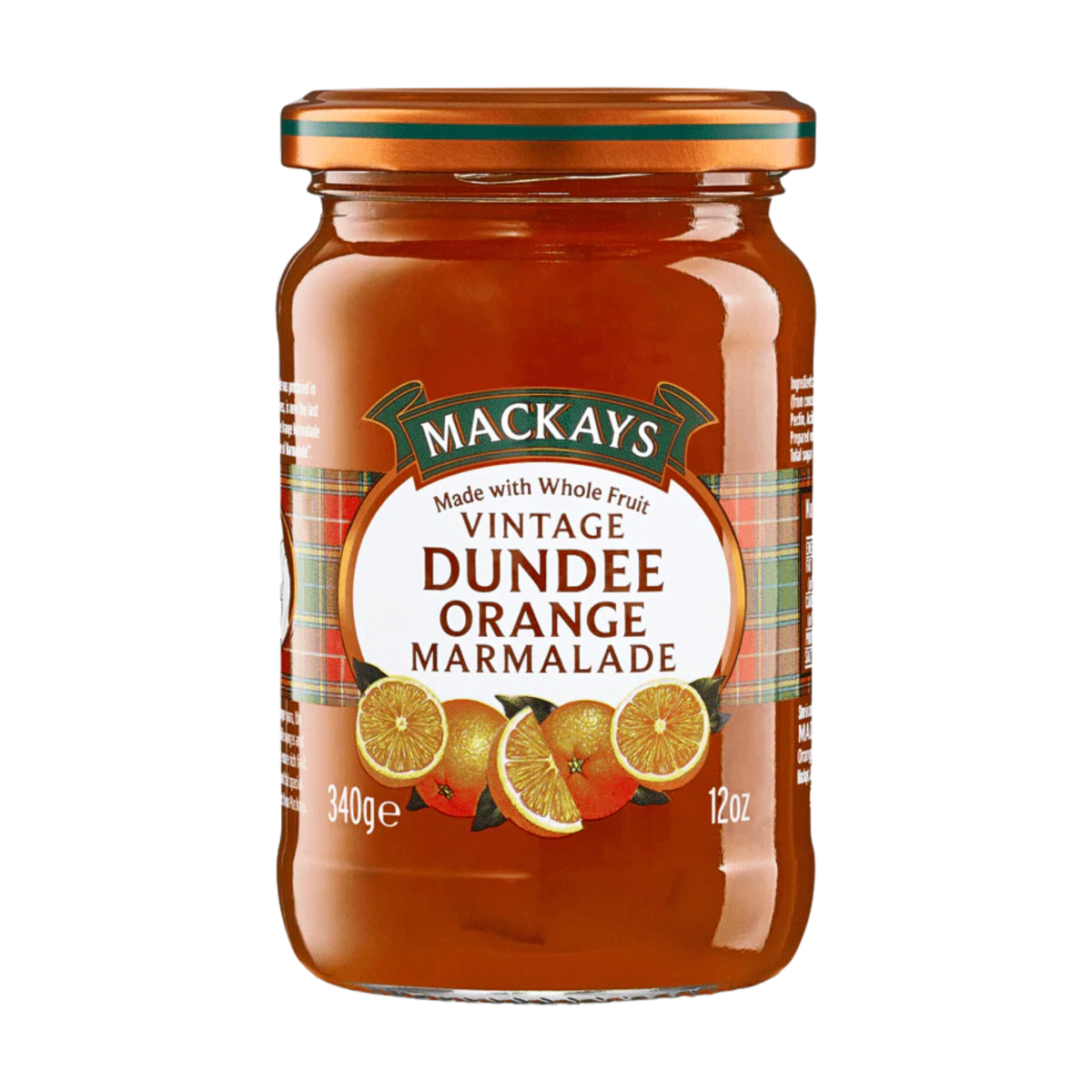 Mackays Marmelade Vintage Orange mit groben Schalenstücken 340g