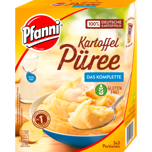Pfanni Kartoffel Püree Das Komplette 3x3 Portion für 1,5l 283,5g
