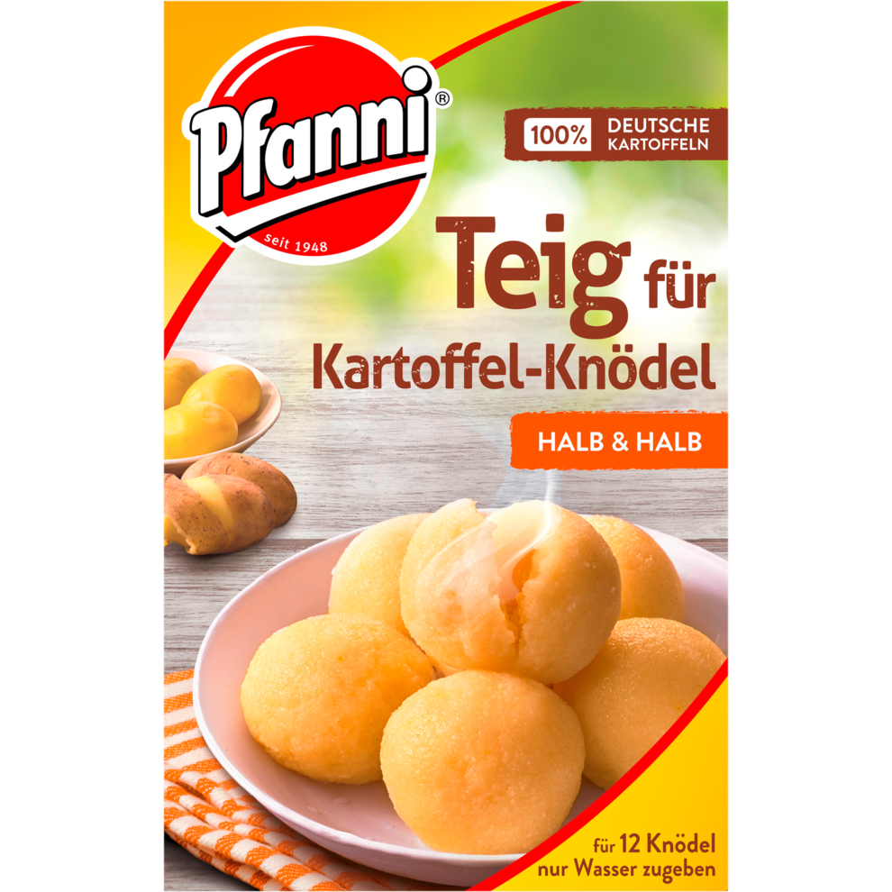 Pfanni Kartoffel-Knödel-Teig Der Klassiker Halb&Halb für 750ml 318g
