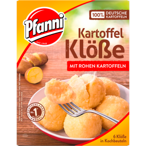 Pfanni Kartoffel Knödel mit rohen Kartoffeln 200g