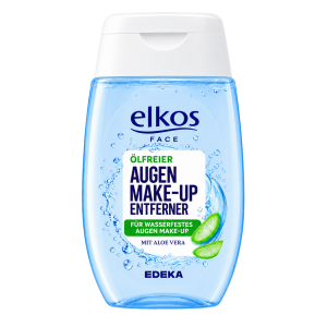 EDEKA elkos FACE Augen Make-up Entferner ölfrei 1-phasig 100ml