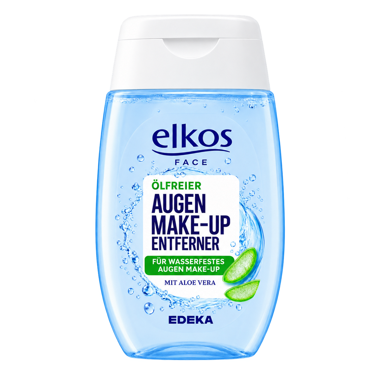 EDEKA elkos FACE Augen Make-up Entferner ölfrei 1-phasig 100ml