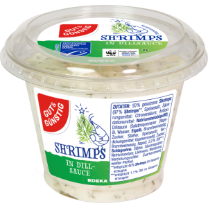 MSC GUT&GÜNSTIG Shrimps in Dillsauce 200g
