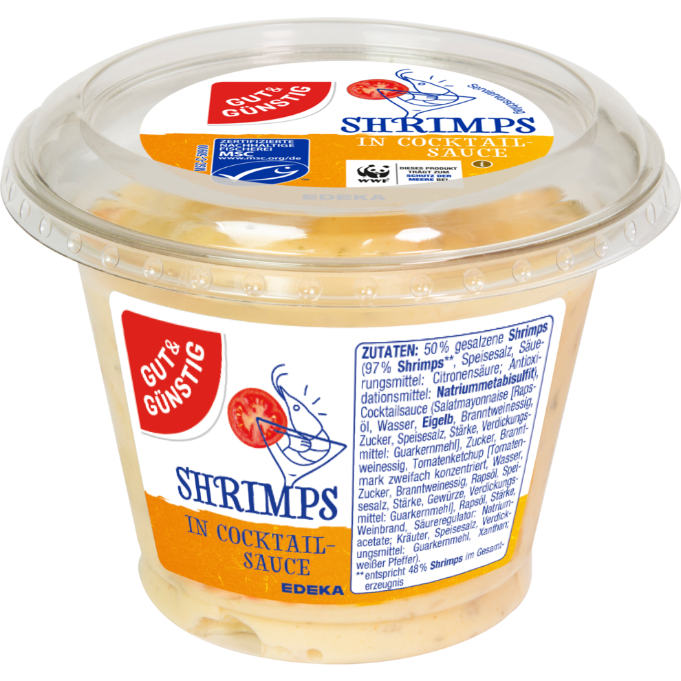 MSC GUT&GÜNSTIG Shrimps in Cocktailsauce 200g