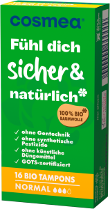 Cosmea Bio Tampons Normal 16ST