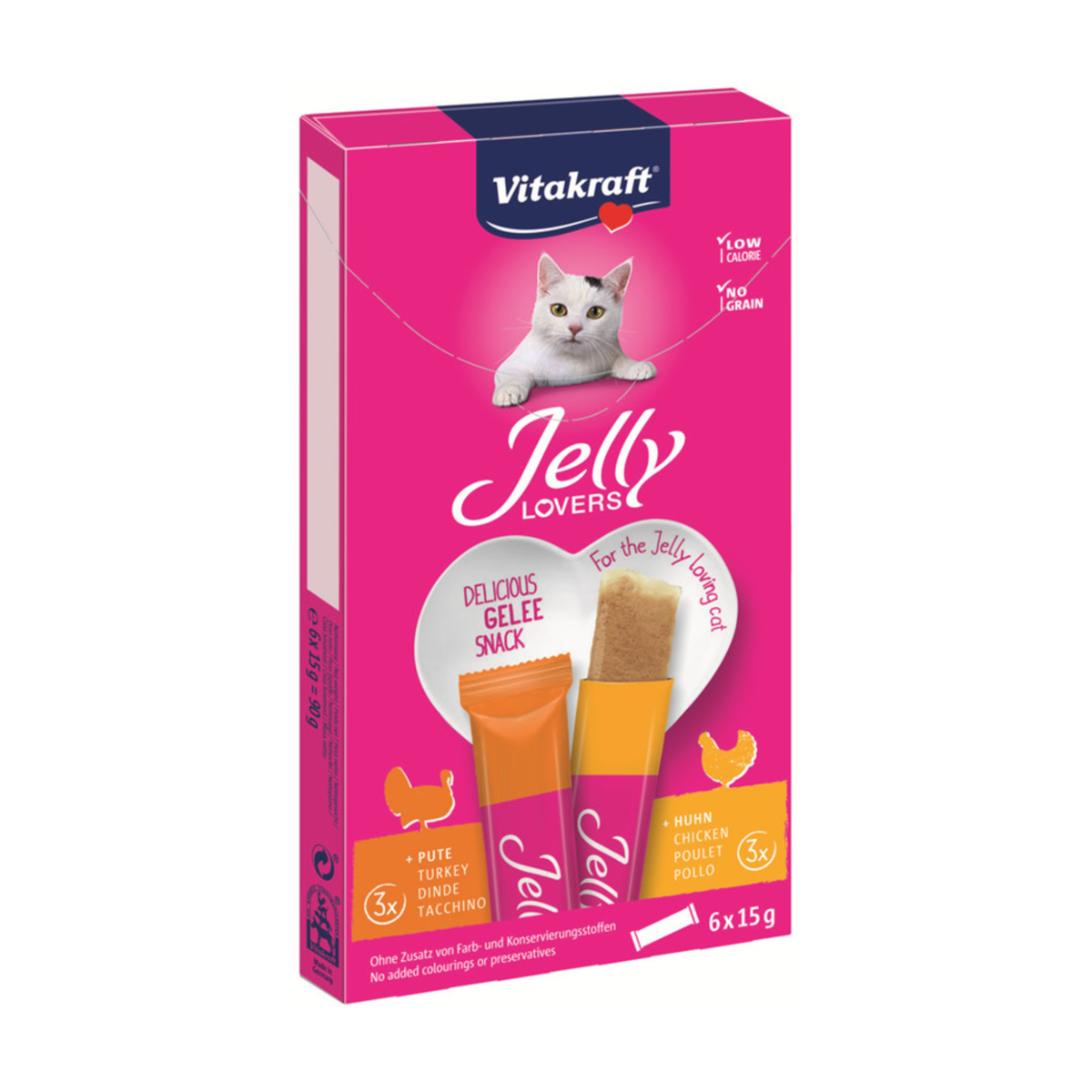 Vitakraft Jelly Lovers Huhn/Pute 6x15g